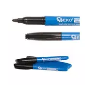 GEKO G29021 5-delni komplet črnih permanentnih markerjev s tanko konico