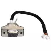 Shuttle PVG01 VGA port expansion kit for Slim-PCs 15-pin Mini D-Sub 2 x 10-pin Crno, Nehrđajući čelik, Bijelo