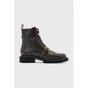 Usnjeni nizki škornji AllSaints TORI BOOT