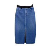 Desigual Jeans krilo 25SWFD02 Modra Regular Fit