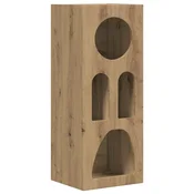 Vidaxl Strani šal ELST Umetni hrast 40 x 35 x 100,5 cm Konstruiran les