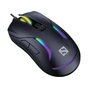 Sandberg Gaming miš LightFlow 6D, Multi color, LED, Crni