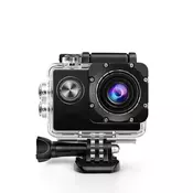 PRIXTON PRIXTON Športna Kamera DV609 WiFi, Mobilna Aplikacija, Full HD 1080P/12MP Videokamera, Potopna 30 metrov, 12 Priloženih dodatkov in MicroSD 32 GB, (5000182503)