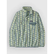 Patagonia LW Synch Snap-T Half-Zip Fleece Sweater blue sage