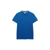 Superdry & Co Majica Essentials kraljevo modra / roza