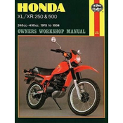 Honda XL/XR 250 & 500 (78 - 84)