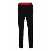 HUGO Pidžama hlače, vatreno crvena / crna
