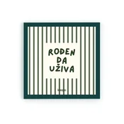 Minijatura - Rodjen da uživa - Uramljena slika 22x22 cm