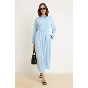 Trendyol Modest Ženska haljina Tctss26Eb00047, Svetloplava