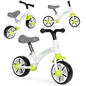 Northix Balance kolo za otroke, EVA kolesa, nastavljiv sedež, zeleno, ECOTOYS