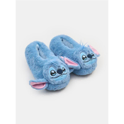 Sinsay - Papuce sa veštackim krznom Lilo & Stitch - plava