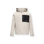 JACK & JONES Prehodna jakna JJLUPO kremna/črna