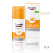 EUCERIN SUN PHOTOAGING CC KREMA ZA LICE SPF50 LIGHT 50 ML