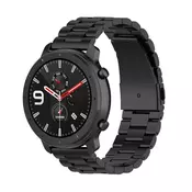 Kovinski pas za Huawei Watch GT2 42mm iz nerjavečega jekla - črn