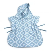 KipKep muslin PONCHO M Niagara Blue