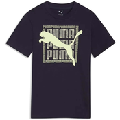 Puma Graphic Cat Tee B Modra