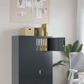 Ormaric za spise antracit 90 x 40 x 40 cm celicni