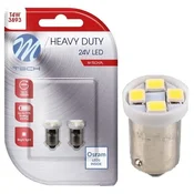M-Tech 2x T4W LED OSRAM žarnica 24V Ba9s 4xSMD 2835 bela