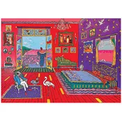 Magnolia - Puzzle Rdeča spalnica - 1 000 kosov