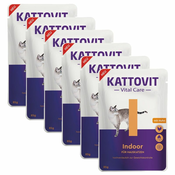 Kattovit Vital Care Indoor vrečka piščanec 6 x 85 g