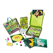MY CREATIVE BOX® Senzorični ustvarjalni komplet za modeliranje Džungla