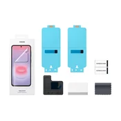 Samsung A37 5G SAMSUNG zaštitna folija za zaslon, 2 maramice za cišcenje + okvir za montažu, PROZIRNA EF-UA376CTEGWW