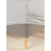 Plahta s gumicom JENNY 140x200x35 siva