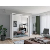 Garderobna omara Lux 180 cm - bela