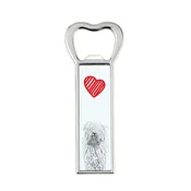 Artdog Komondor - odpirač za steklenice s psom, personaliziran odpirač za hladilnik, unikatno darilo Art-Dog za moškega