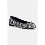 Balerinke Tommy Hilfiger Th Charm Jacquard Ballerina FW0FW09504 Pisana