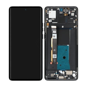 Motorola Edge 40 - LCD zaslon + steklo na dotik + okvir (Eclipse Black) - 5D68C22670 Genuine Service Pack
