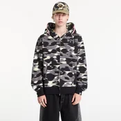Mikina A BATHING APE Screen Camo Shark Relaxed Fit Full Zip Hoodie Black UNISEX XL