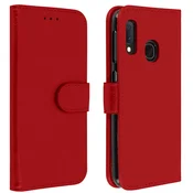 AVIZAR Folio Case Samsung Galaxy A20e z držalom za kartico - RDEČa, (20616183)