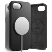 OVITEK RINGKE SILICONE MAGNETIC MAGSAFE IPHONE 16E BLACK
