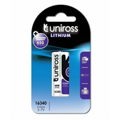 Uniross UM16340N1 Polnilna baterija CR123A Li ion UM16340N1 (1 kom)