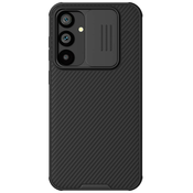 Premium trden ovitek Nillkin CamShield za Samsung Galaxy S23 FE - črn