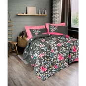 Merlin - Roze Ranforce Set Posteljine za Jednu Osobu