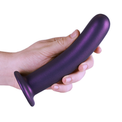 Ouch! Smooth Silicone G-Spot Dildo 7/17cm Purple