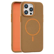 Leather Grip MagSafe maska za iPhone 13 Pro - Narandžasta