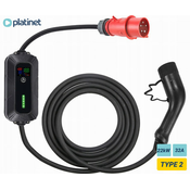 Prenosna punjacka stanica za elektromobile/EV/PHEV, AC Type 2, 16 A / 400 V, 22 kW, 5 m + adapter