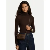 LAUREN RALPH LAUREN Ročna torba 431P18466003 Temno rjava