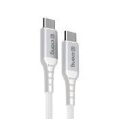 shumee Crong Armor Link - 60W PD 3A USB-C na USB-C kabel 150 cm (bel)