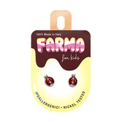 Farma Bijoux Ladybug djecje hipoalergene naušnice 8 mm