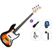 PSD Guitars JZB-100 Standard SET Sunburst Električna bas kitara