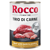 Rocco Classic Trio di Carne - 6 x 400 g - Govedina, jagnjetina in perutnina