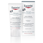 Eucerin AtopiControl umirujuca krema  za suho lice sklono svrbežu (12% Omega + Licochalcone A) 50 ml