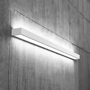 MCJ Mera LED stenska svetilka, širina 120 cm, bela, 4.000K - Hodnik - Sodobni - bela, matirana - Kovina