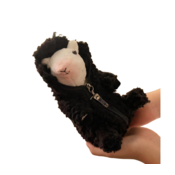 Generic Plišasta igrača črna ovca ranč obrito jagnje lutka koza ustvarjalna lutka lutka otroška igrača, (21125896)