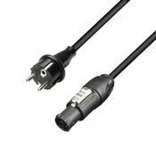 Adam Hall Adam Hall Cables 8101 TCON 0300 napajalni kabel CEE 7/7 na Neutrik powerCON TRUE1 TOP 3 m Adam Hall 8101 TCON 0300 hladne naprave kabel črna 3 m, (20519055)
