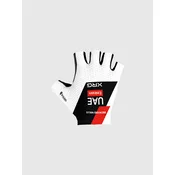 Pissei UAE TEAM EMIRATES - XRG 2026 SUMMER GLOVES, moške kolesarske rokavice, bela UAEMSG-26